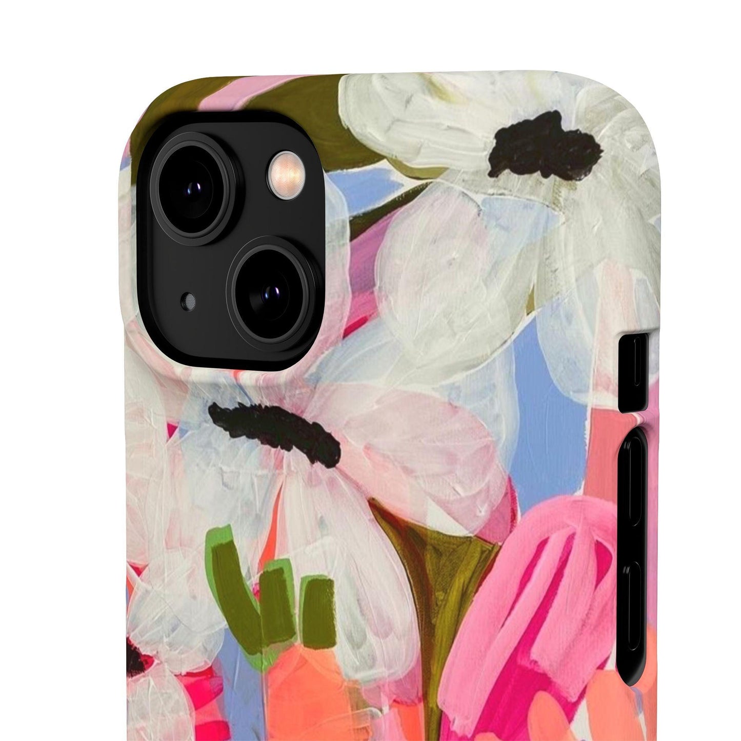 Blossoming Grace Floral Snap iPhone Cases