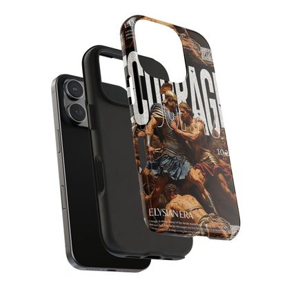 Courage Battle Scene iPhone Cases