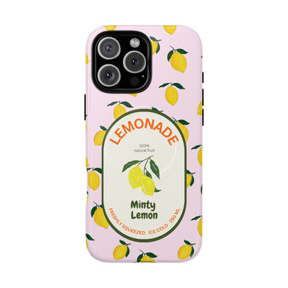 Minty Lemon MagSafe Phone Case