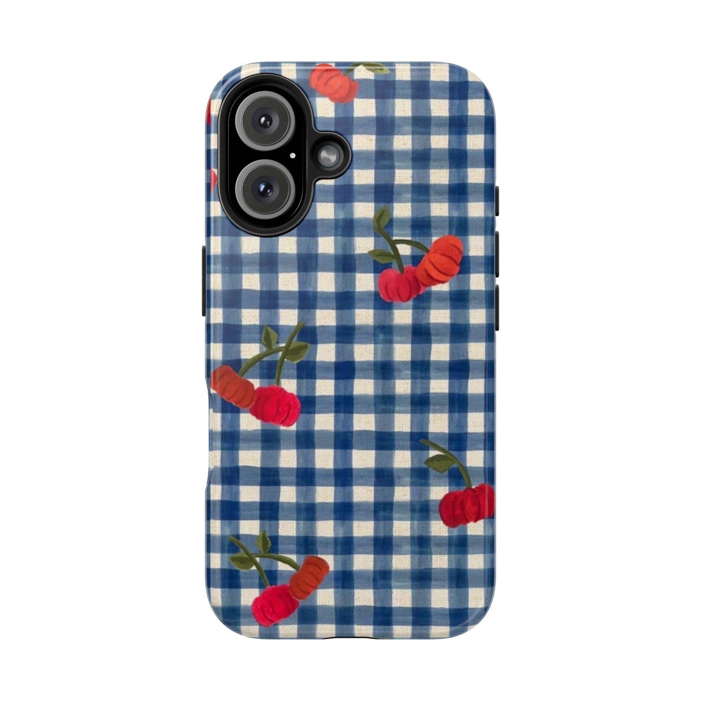 Charming Gingham Tough iPhone Cases