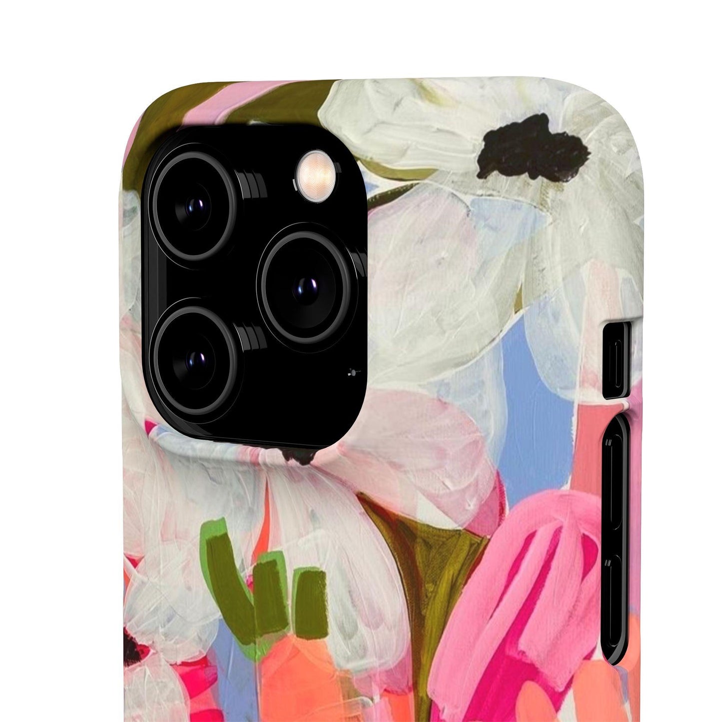 Blossoming Grace Floral Snap iPhone Cases