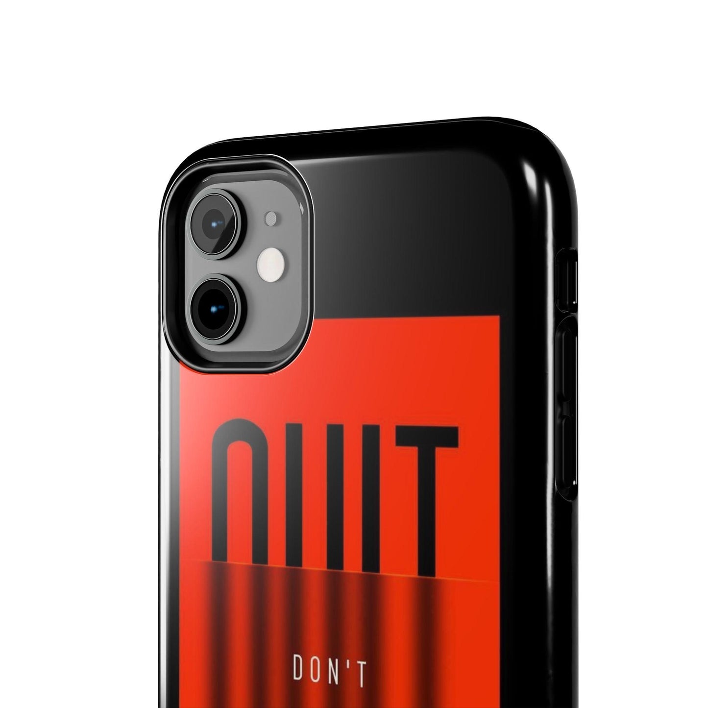 Don't Quit Tough iPhone Cases