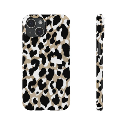 Savanna Noir Spots Slim iPhone Cases