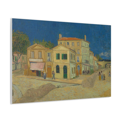 The Yellow House by Vincent Van Gogh - Canvas Gallery Wraps