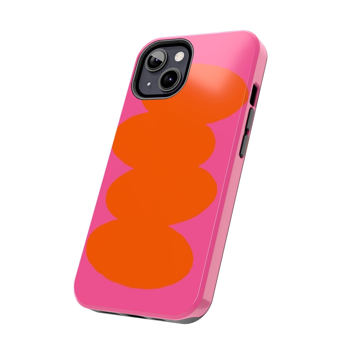 Pink Tangerine Blush Tough iPhone Cases