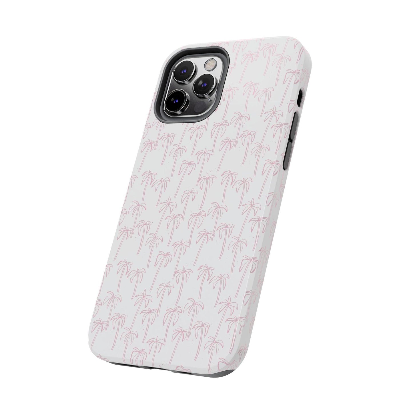 Pink Palm Trees iPhone Cases