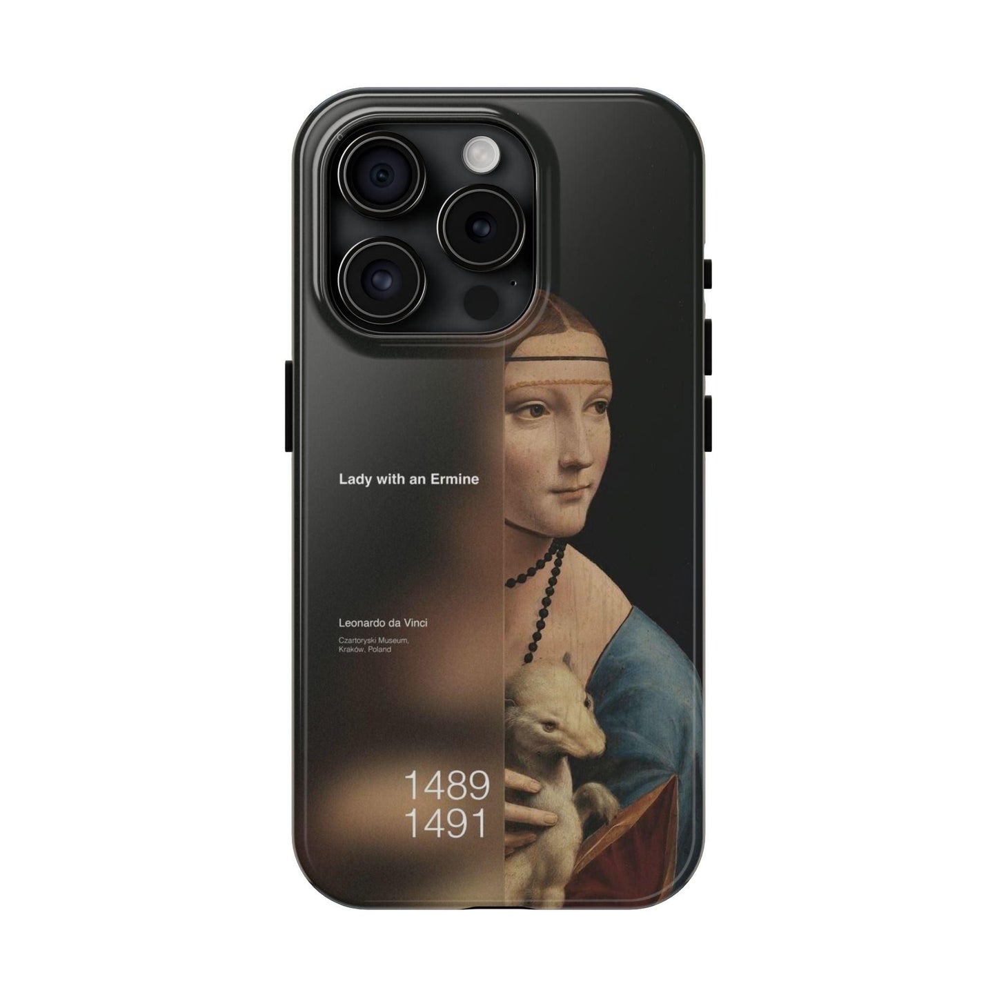 Da Vinci's Ermine Elegance Tough iPhone Cases