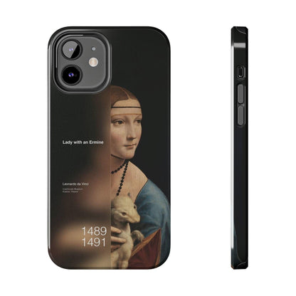 Da Vinci's Ermine Elegance Tough iPhone Cases