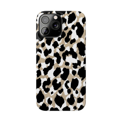 Savanna Noir Spots Slim iPhone Cases