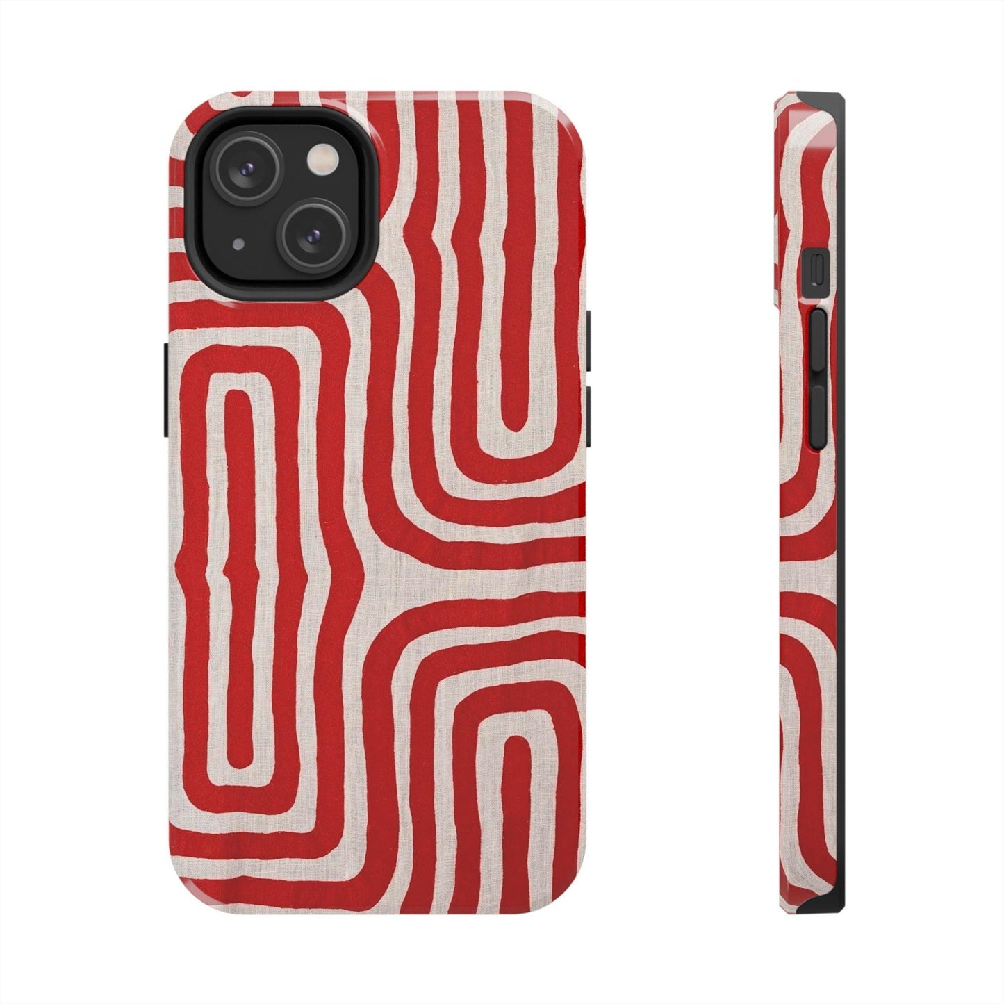 Scarlet Labyrinth Tough iPhone Cases