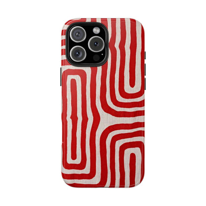 Scarlet Labyrinth Tough iPhone Cases