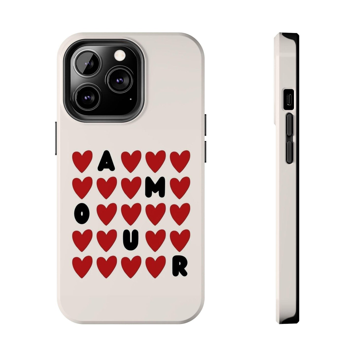 Amour Valentines Hearts Tough iPhone Cases