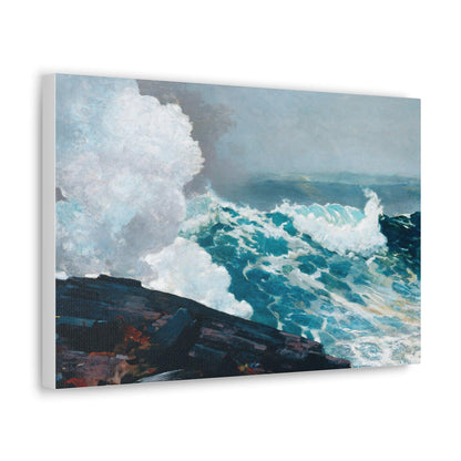 Northeaster (1895) by Winslow Homer - Canvas Gallery Wraps