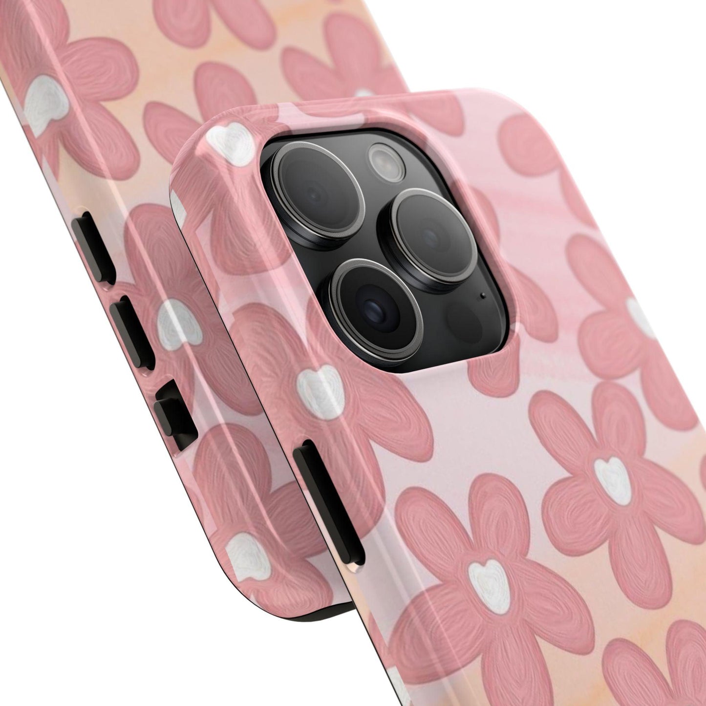 The Floral Hues Tough iPhone Cases