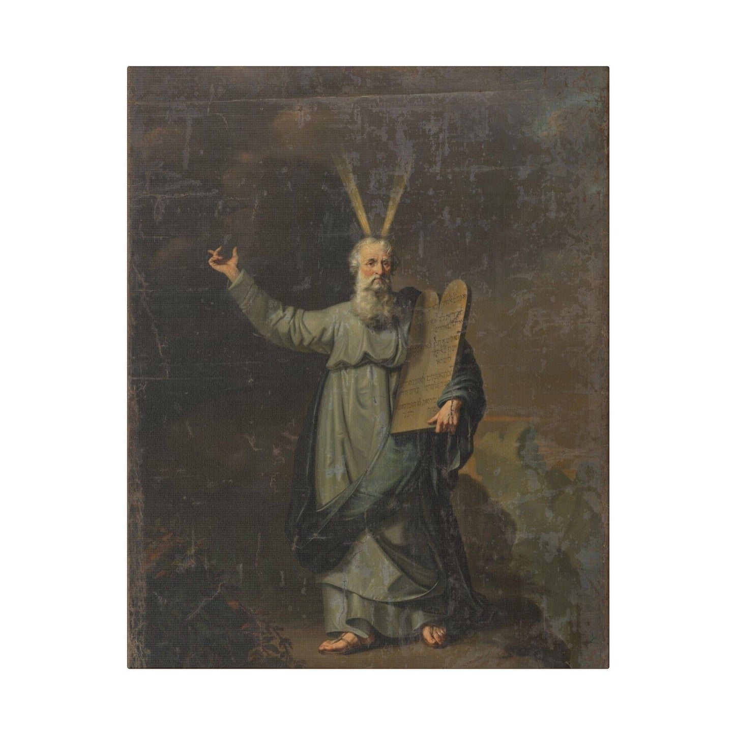 1803 Moses with the Tables of the Law by Pieter Gaal - Matte Canvas, Stretched, 0.75"