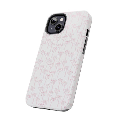 Pink Palm Trees iPhone Cases