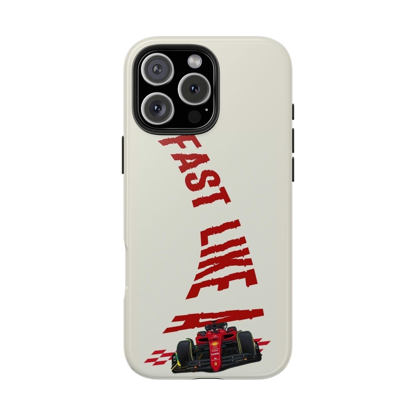 Fast Like a Race Car Tough iPhone Cases