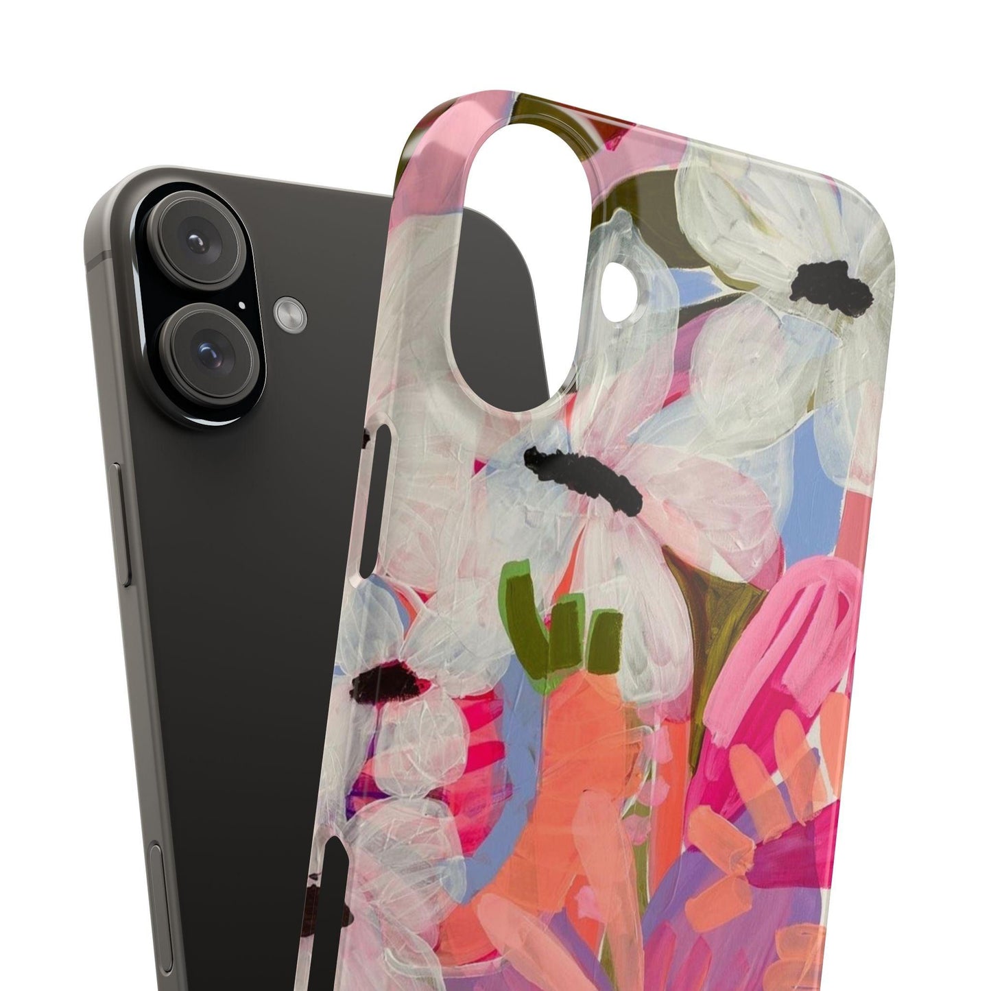 Blossoming Grace Floral Snap iPhone Cases