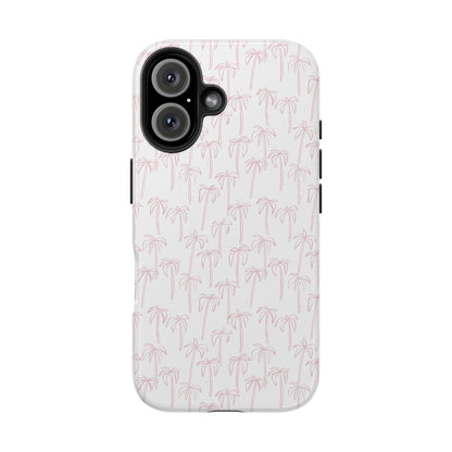 Pink Palm Trees iPhone Cases