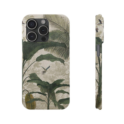 Tropical Paradise Vintage Charm iPhone Cases