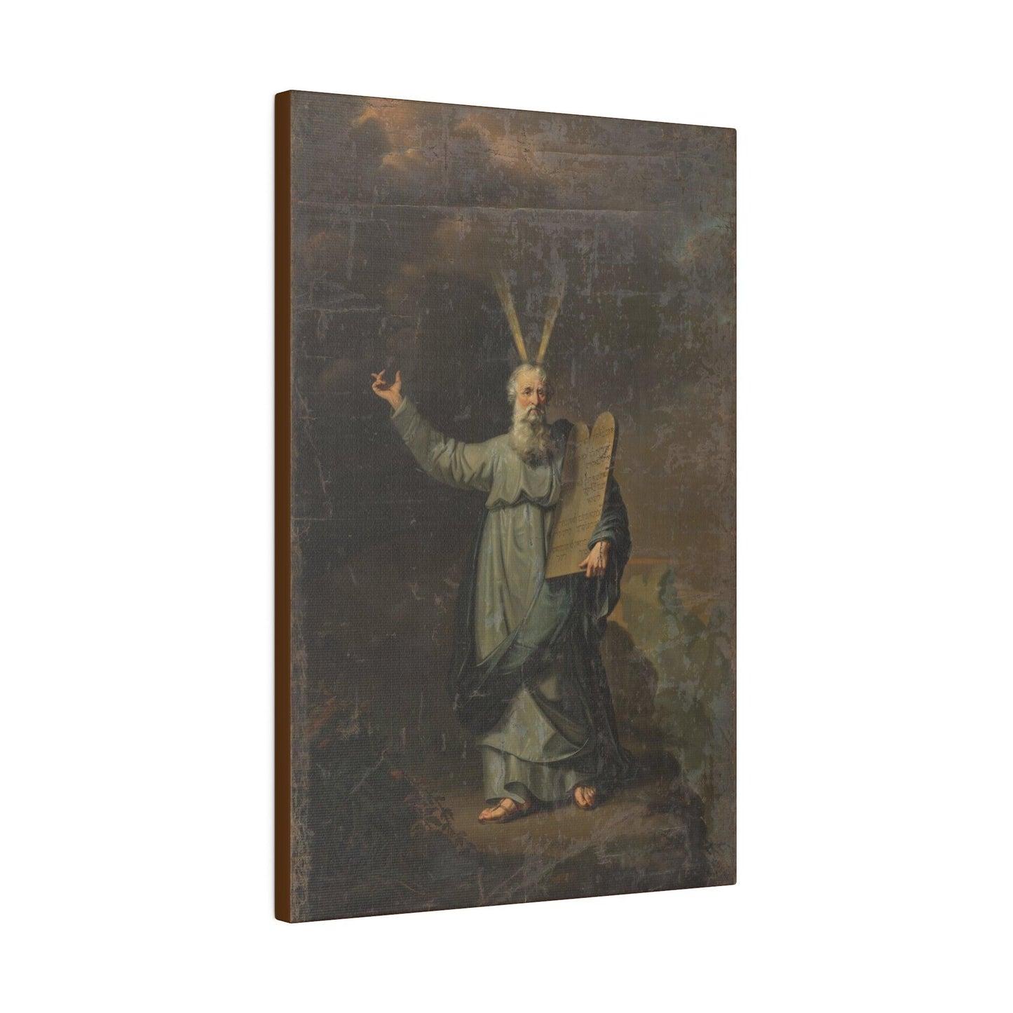 1803 Moses with the Tables of the Law by Pieter Gaal - Matte Canvas, Stretched, 0.75"