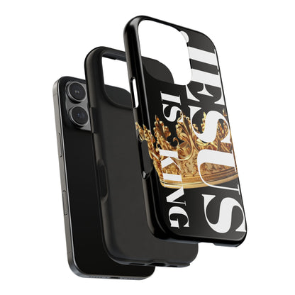 Jesus is King iPhone Cases