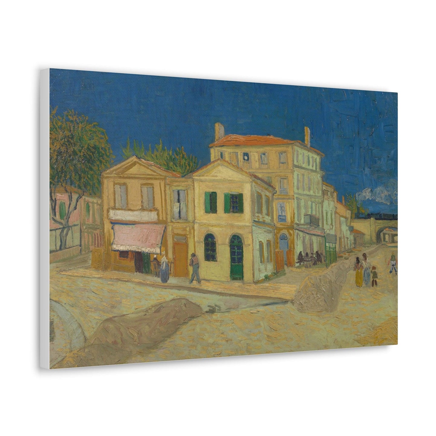 The Yellow House by Vincent Van Gogh - Canvas Gallery Wraps