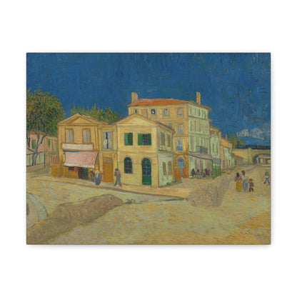 The Yellow House by Vincent Van Gogh - Canvas Gallery Wraps