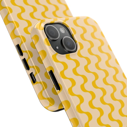 Yellow Dancing Dunes Tough iPhone Cases