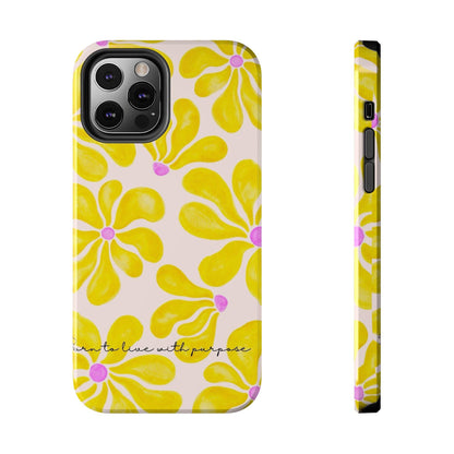 Sunshine Floral Tough iPhone Cases