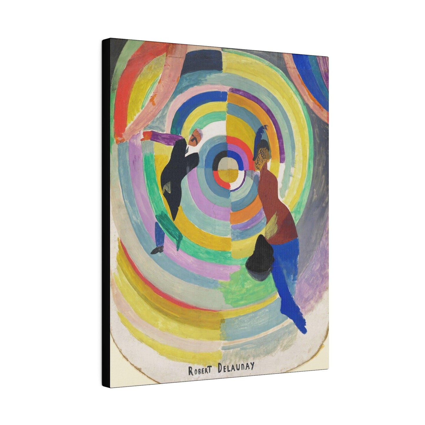 Political Drama (1914) by Robert Delaunay - Matte Canvas, Stretched, 0.75"