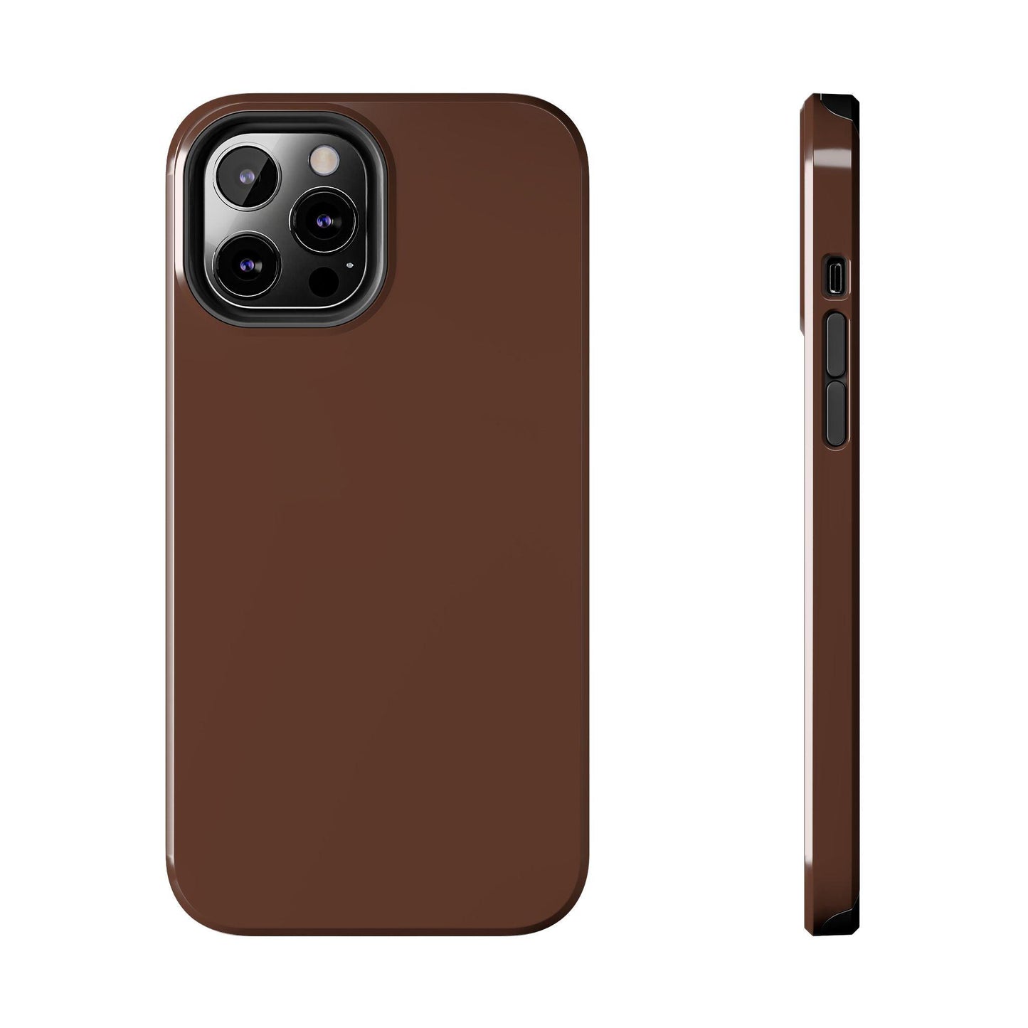 The Basics Coffee Brown iPhone Cases - The Basics Collection