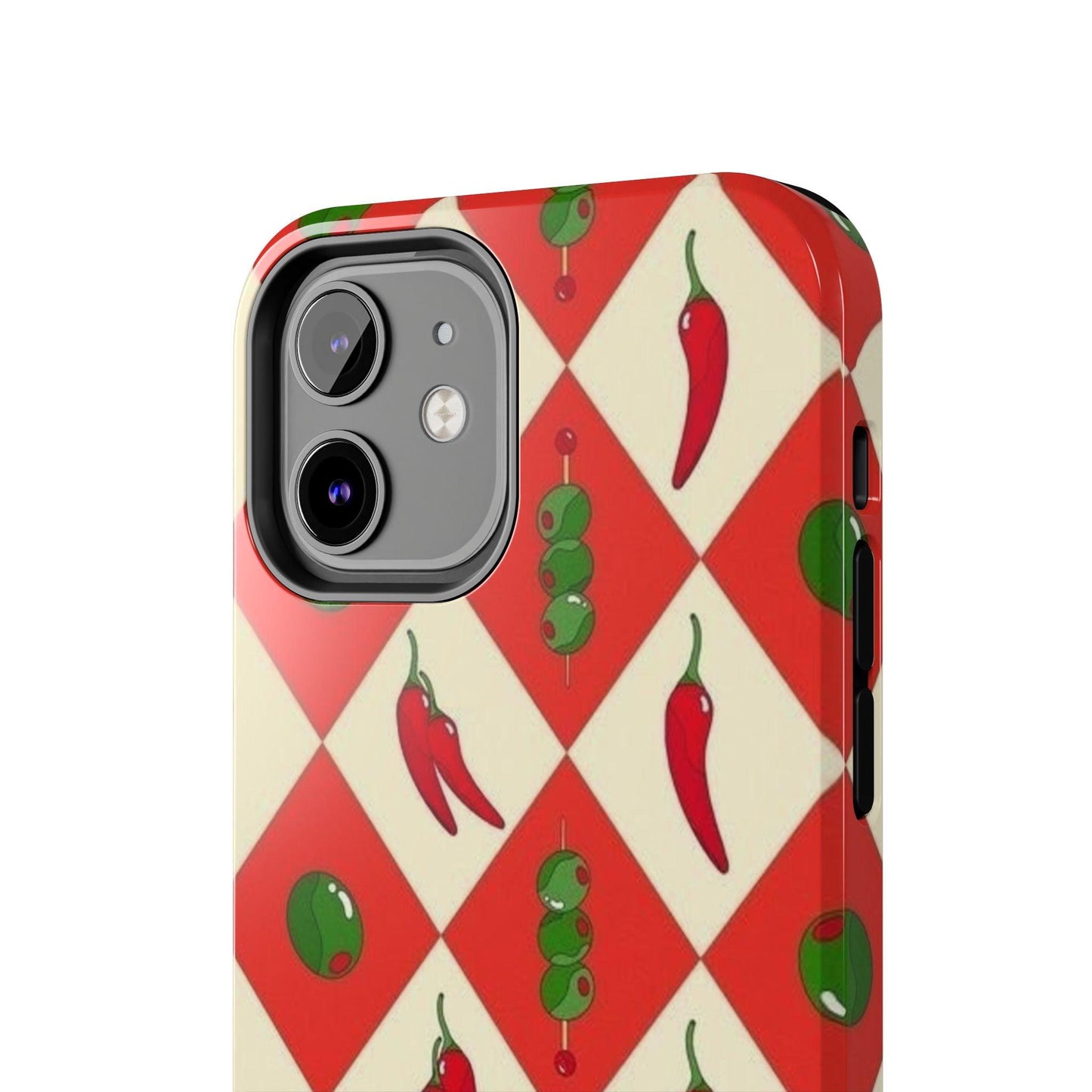 Red Chillies and Olives iPhone Cases