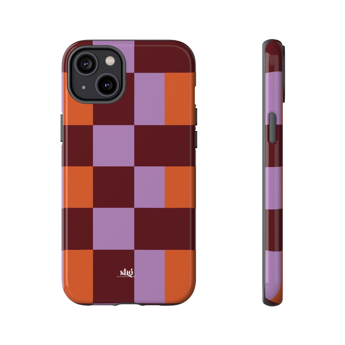 Plum Patchwork Phone Case