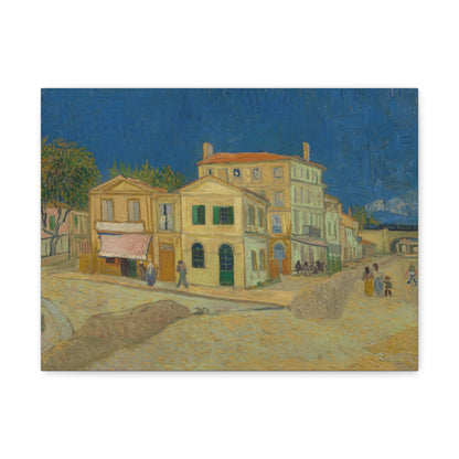 The Yellow House by Vincent Van Gogh - Canvas Gallery Wraps