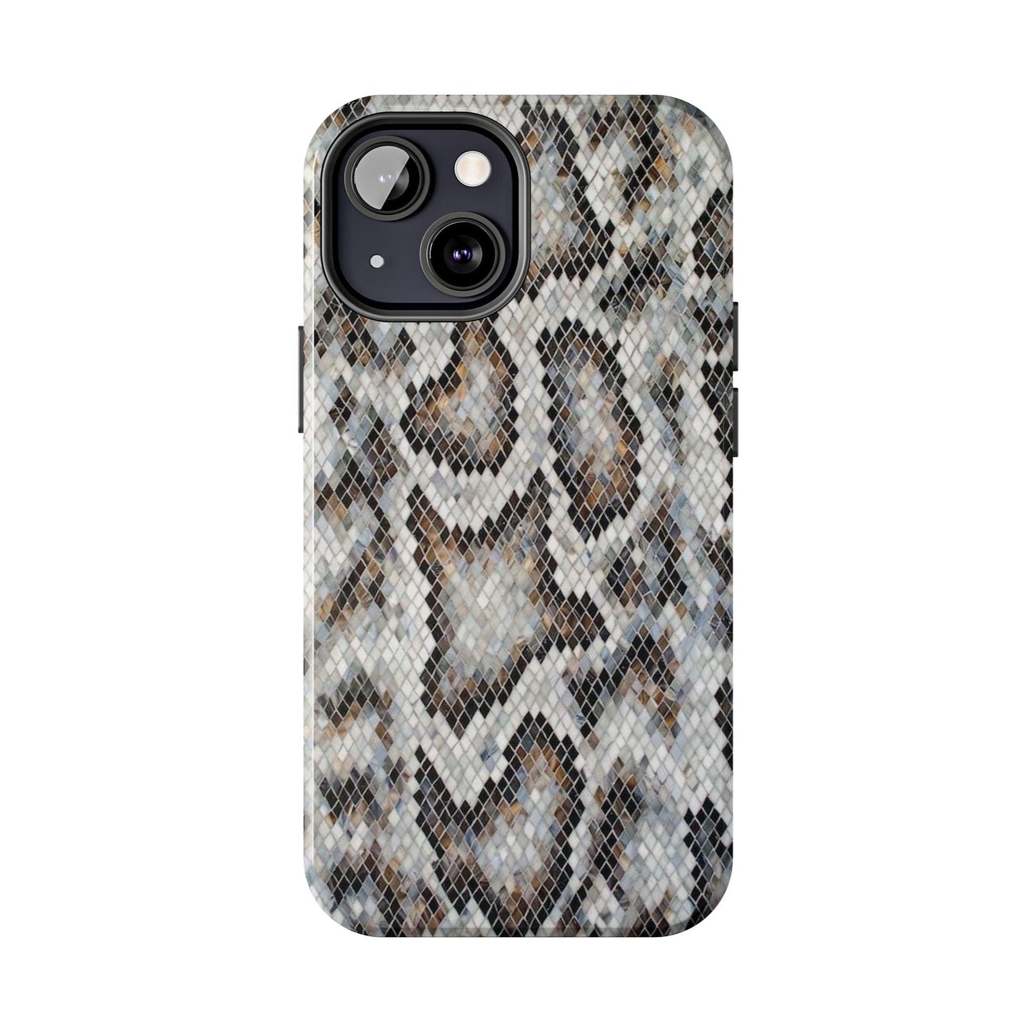 Crawler in Grey Mosaic Tough iPhone Cases