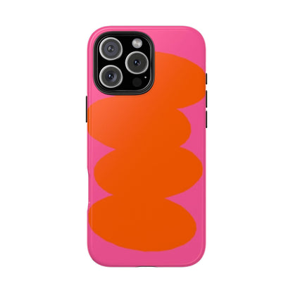 Pink Tangerine Blush Tough iPhone Cases