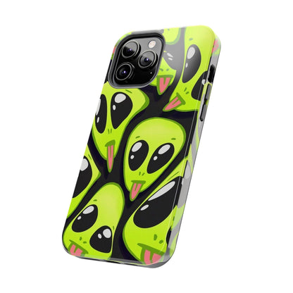 Alien Frenzy Tough iPhone Cases