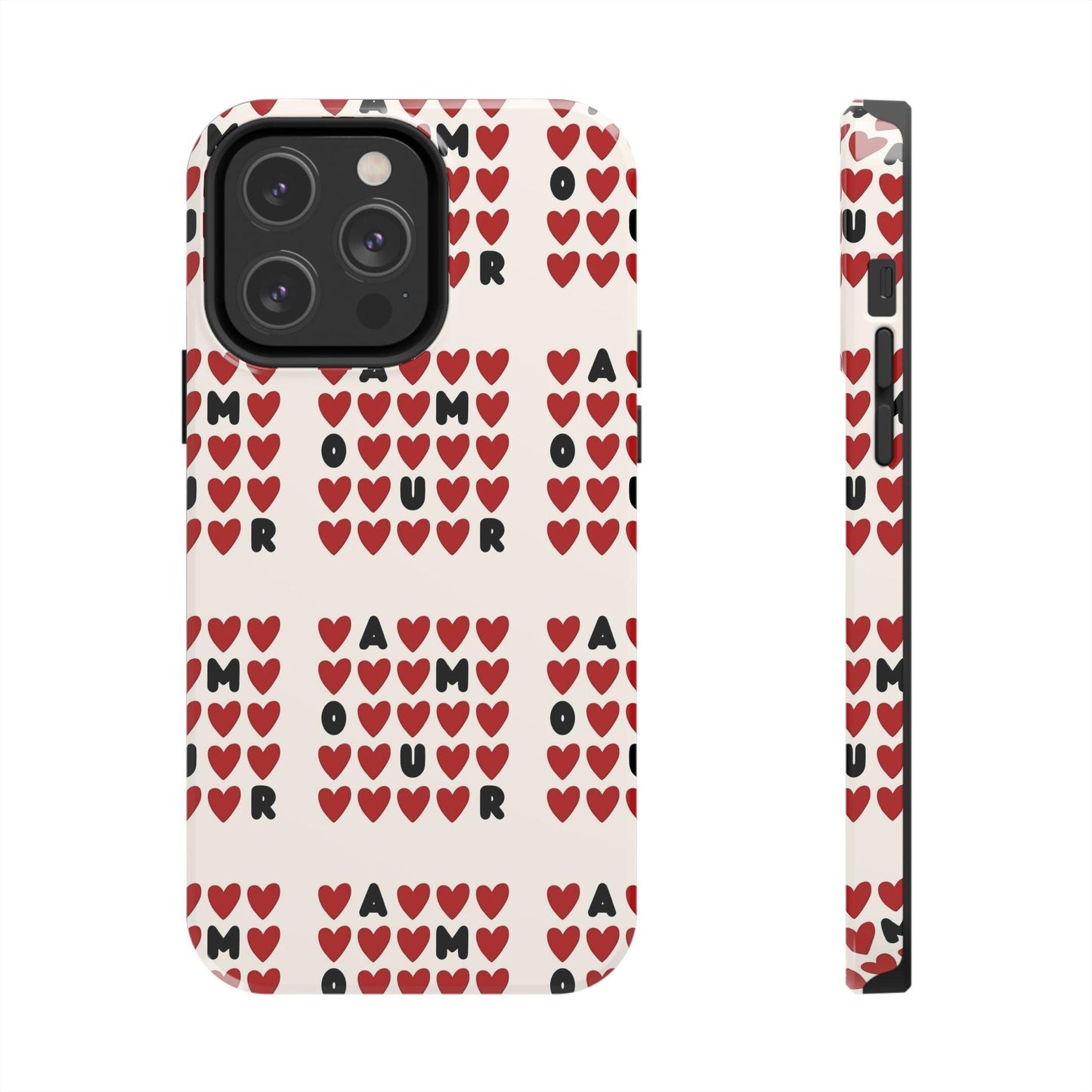 AMOUR Valentines iPhone Cases