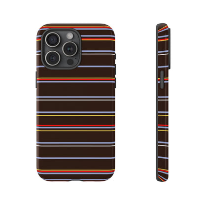 Chocolate Citylines Striped Phone Case