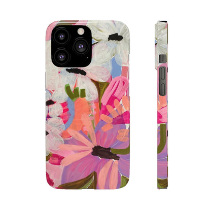 Blossoming Grace Floral Snap iPhone Cases