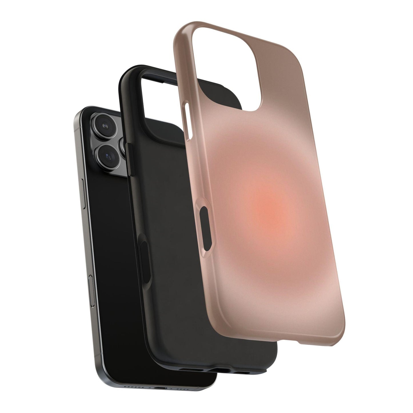 Taupe Aura Tough iPhone Cases