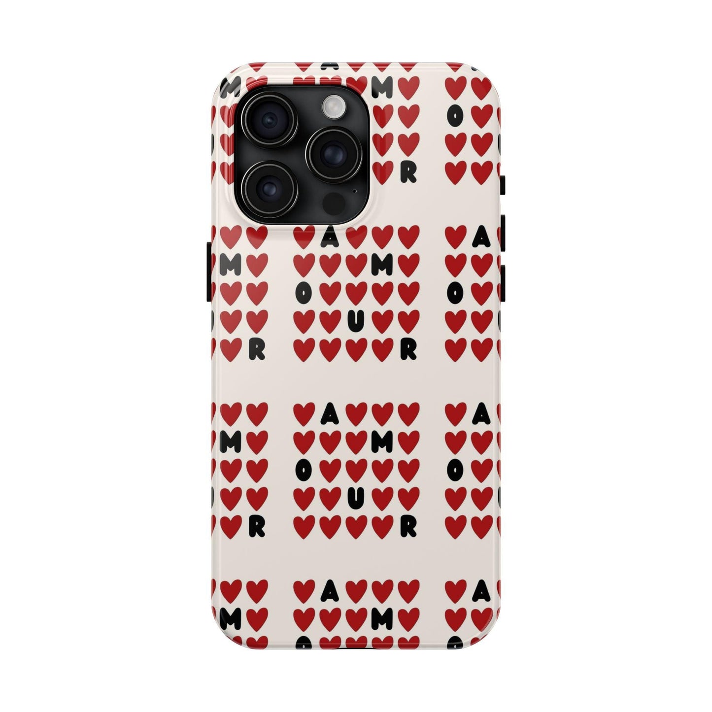 AMOUR Valentines iPhone Cases