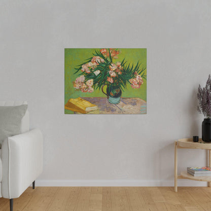 Oleanders 1888 by Vincent Van Gogh  Matte Canvas Stretched 0.75