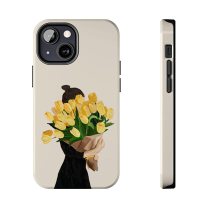 Golden Blooms: Femme Elegance Edition Tough Phone Cases