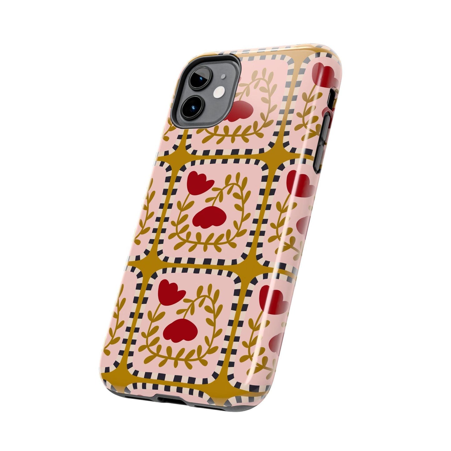 Floral Quirkiness Designer Tough iPhone Cases