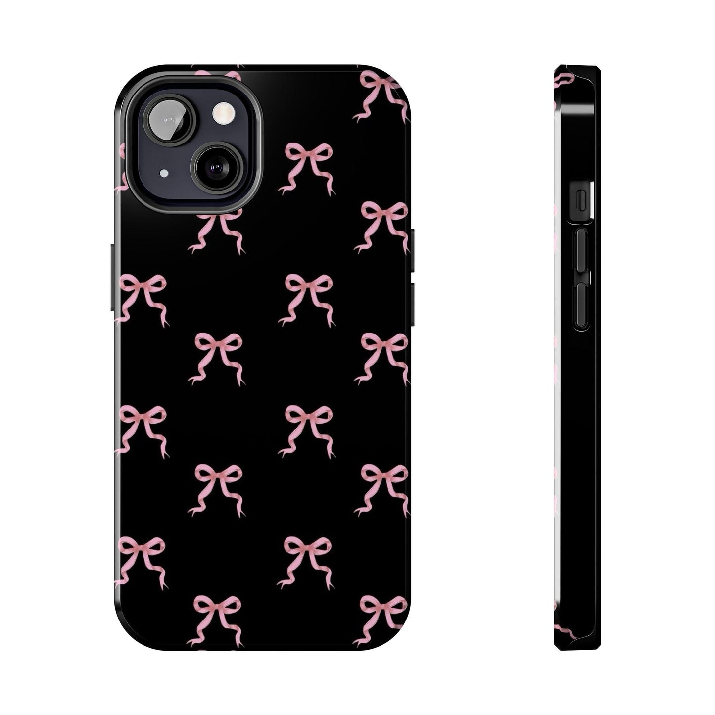 Pink Ribbon Charm iPhone Tough Case