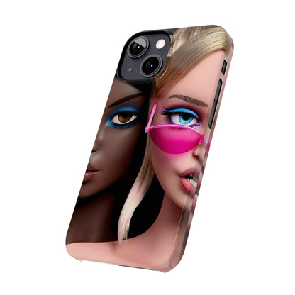 Divas Besties Duo Slim Phone Cases