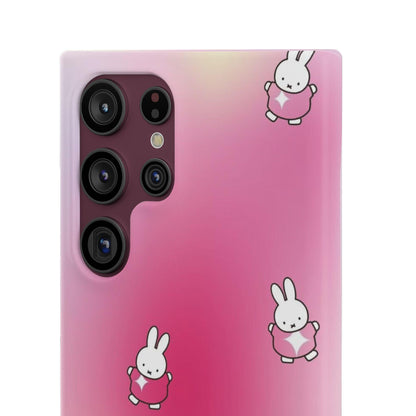 The Bunny Aura Pink Snap Cases