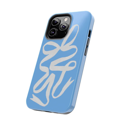 Bow in Blue Cute iPhone Cases